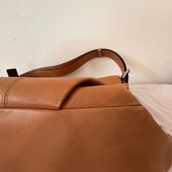 Coach Camel Leather Convertible Hobo bag F15064 - Picture 13 of 16